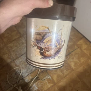 VTG Thermo-Serb Ice Bucket Pheasants/Ducks Wild Life Game Birds- Les Loins RETRO - Picture 1 of 15