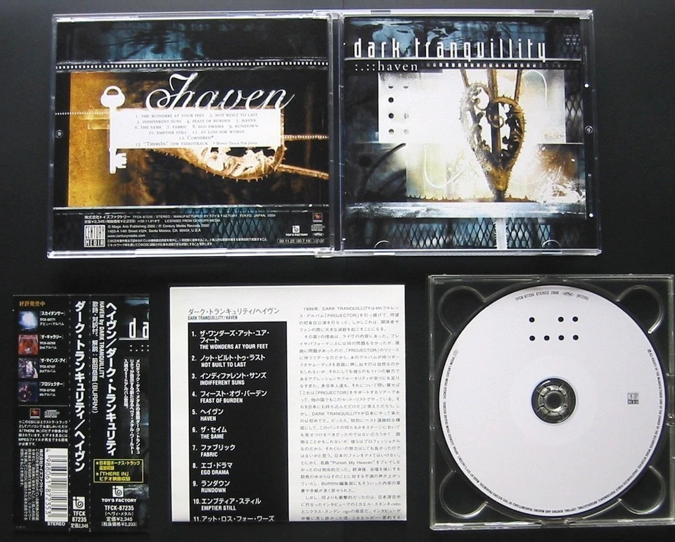 DARK TRANQUILLITY Haven +1 CD JAPÓN PRIMERA PRENSA OBI OOP IN FLAMES EL EFECTO HALO Foto 1 de 1