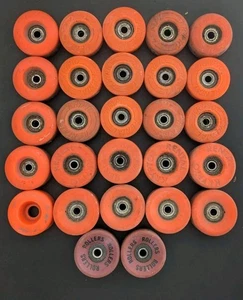 Vintage Kryptonics Orange Krypto, Sure Grip, etc..Verleih Rollschuhe Rollen, 27 - Bild 1 von 1