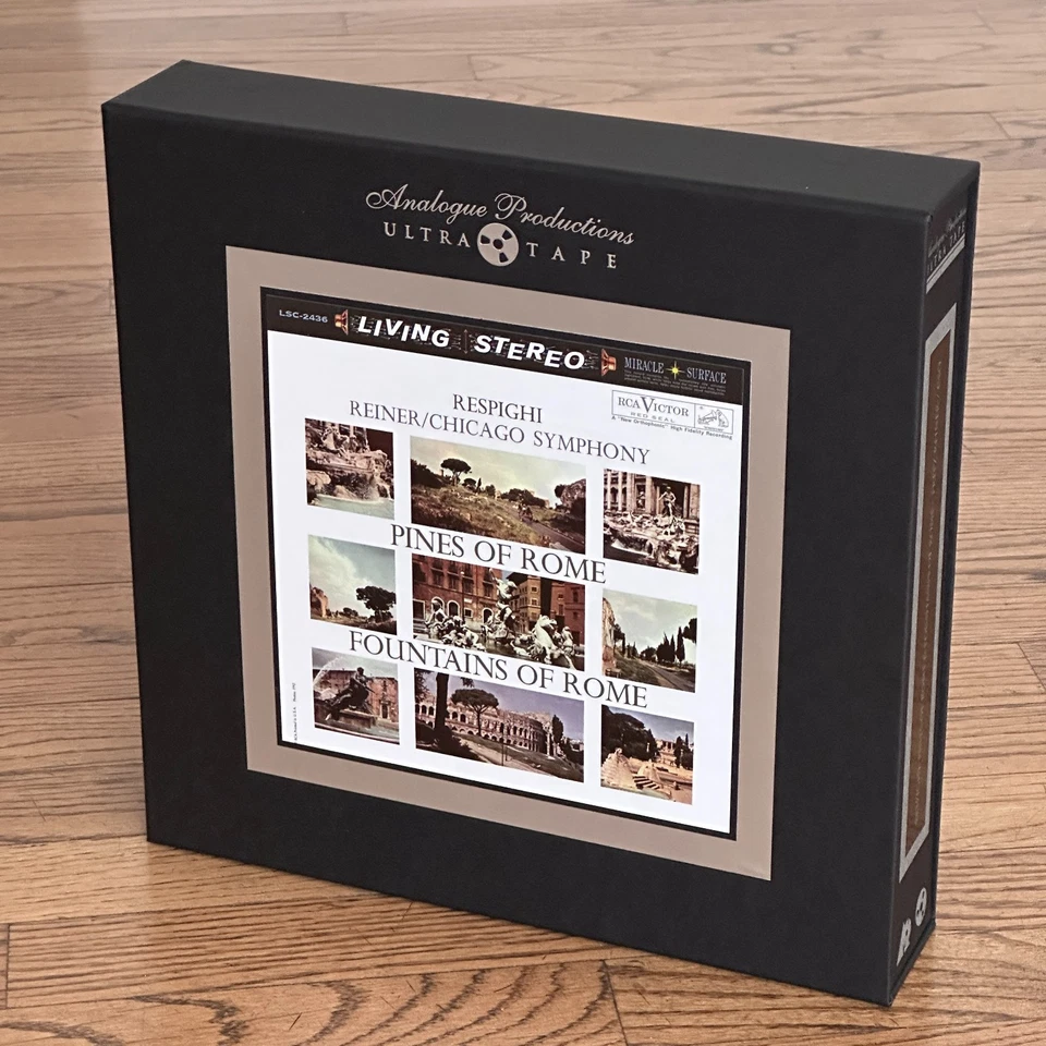 Reiner CSO Pines / Fountains Of Rome AP UltraTape RR0008 15 ips Reel to Reel Foto 1 de 4