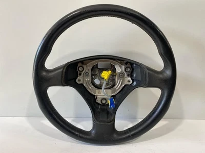 B6 2004 2005 Audi S4 Steering Wheel Black Leather OEM (TL) - Image 1 of 4