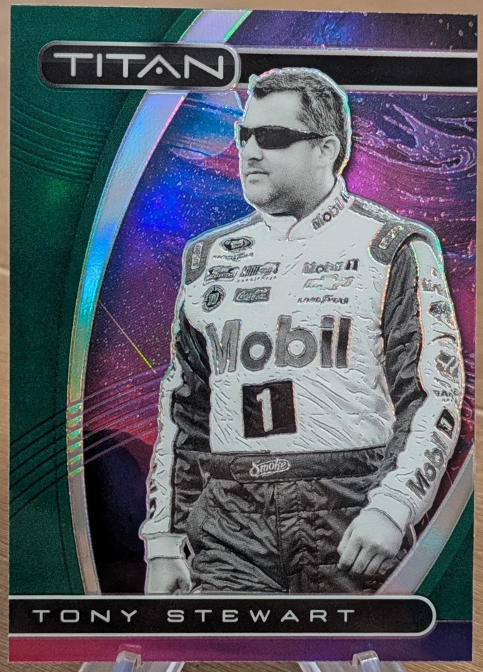 Chronicles Titan 2021 Holo Green Prizm Tony Stewart Foto 1 de 1