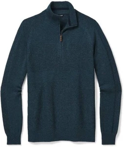 NWT Men's Smartwool Ripple Ridge Half Zip Sweater Size: 2XL - Picture 1 of 3