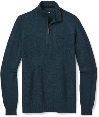 NWT Men's Smartwool Ripple Ridge Half Zip Sweater  Size: 2XL - Image 1 of 3
