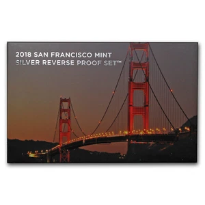 2018-S Silver Reverse Proof Set - Picture 1 of 15
