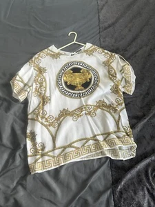 Authentic Versace T-Shirt – Size 46 – Worn 3 Times – Designer Tee - Picture 1 of 4