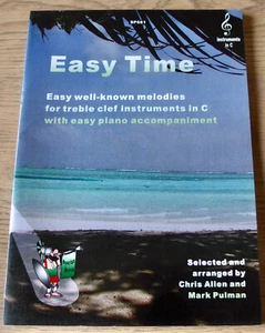 EASY TIME WELL-KNOWN MELODIES FOR TREBLE CLEF IN C SHEET MUSIC BOOK (2002) - Picture 1 of 3