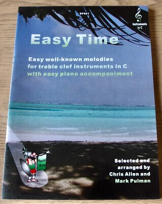 EASY TIME WELL-KNOWN MELODIES FOR TREBLE CLEF IN C SHEET MUSIC BOOK (2002) - Image 1 of 3