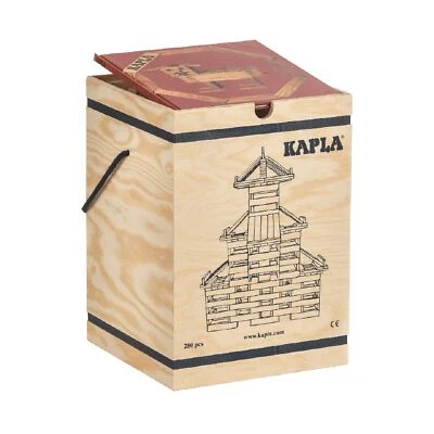 KAPLA Wooden Construction Set - 280 Building Planks in a Chest with Art Book ... - Image 1 of 4