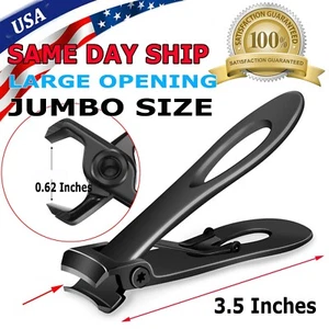 Extra Large Toe Nail Clippers For Thick Nails Heavy Duty Stainless Professional - Picture 1 of 11