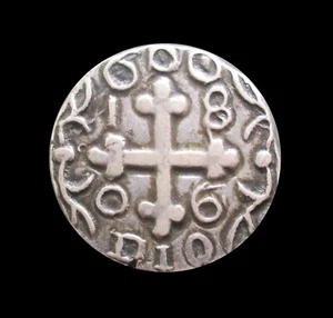 PORTUGUESE INDIA RUPIA 600 REIS 1806 RULER MARIA I SILVER DIU KM 49 #3006# - Picture 1 of 2