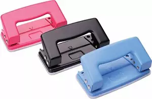 2 Hole Metal Puncher 8 Sheets of Paper Punch For Home School Office Desk Use - Picture 1 of 3