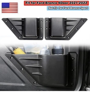 Front Door Storage Pockets Door Side Organizer Box For Ford Bronco 2021 2022 - Picture 1 of 7