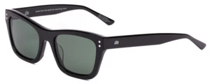 Gafas de sol polarizadas cuadradas unisex SITO SHADES BREAK OF DAWN en negro/pizarra 54 mm - Imagen 1 de 5