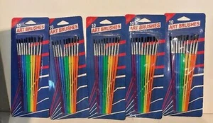 Mark Brand 5 Packs Of 10 Art Brushes NEW - Bild 1 von 4