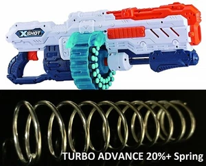 For Zuru X-Shot Turbo Advance 20%+ Spring Upgrade Mod Adventure Force Super Drum - Picture 1 of 6