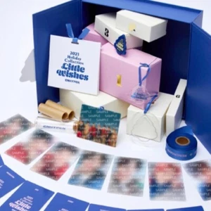 ENHYPEN 2021 HOLIDAY COLLECTION LITTLE WISHES HOLIDAY SPECIAL BOX Full Photocard - Picture 1 of 6