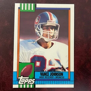 1990 Topps TIFFANY Set VANCE JOHNSON #38 DENVER BRONCOS ** MINT ** HIGH GRADE - Picture 1 of 2