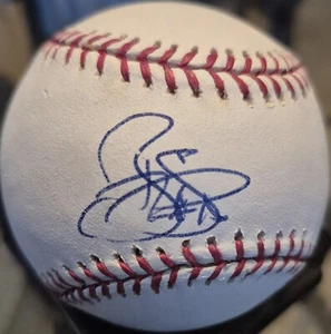 Reggie Sanders   Signed Mlb Baseball  Autograph  - Picture 1 of 2