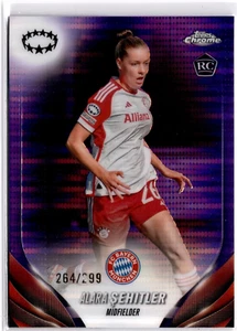 Alara Sehiltler 2023-24 Topps cromo refractor púrpura para mujer #75 Bayern 264/299 - Imagen 1 de 2