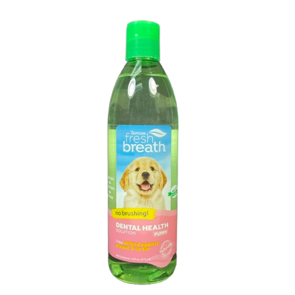 TropiClean Fresh Breath Oral Care Water Additive For Puppies 16 Oz - Image 1 of 1