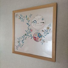 Takashi Murakami Genki ball edition autographed and framed