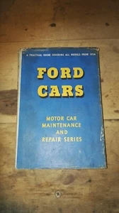 Ford Cars Motor Car Maintenance/Repair Series From '34 8/10 HP Consul Zephyr etc - Picture 1 of 4
