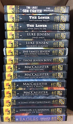 Lot of 14 William W. Johnstone WESTERNS Graphic Audio CD Books MacCallister+ - Imagem 1 de 3