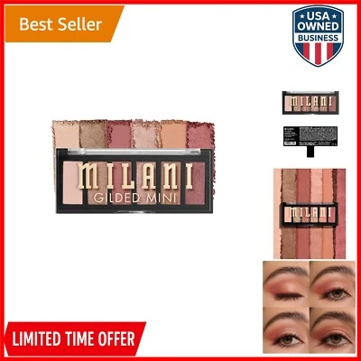 Eye Shadow Palette Mini Powder 6 Colors Matte Shimmer Compact Cruelty-Free - Image 1 of 4