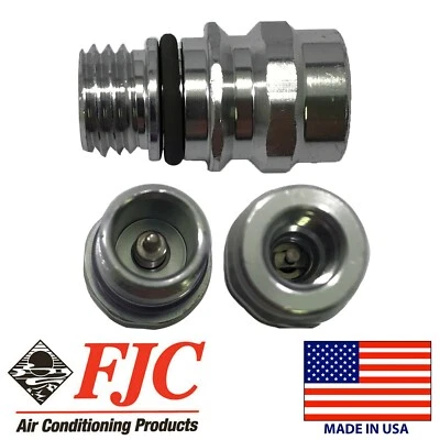(50) A/C Service Schrader Valve High Side R-134a Port Adapter OE Style Fitting - Image 1 of 4