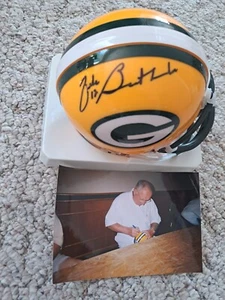 ZEKE BRATKOWSKI (d) GREEN BAY PACKERS HANDSIGNIERT RIDDELL MINI HELM BEWEIS - Bild 1 von 5