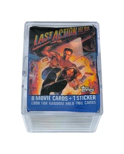 1993 Topps Last Action Hero Movie Complete #1-88 Base Card Set W/X11 Stickers NM - Picture 1 of 9