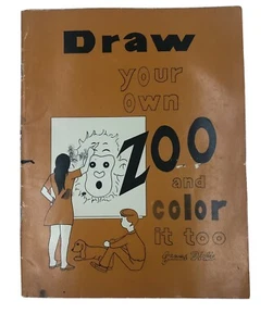 Draw Your Own Zoo and Color It Too Paperback Book – J.Dickie - Picture 1 of 5