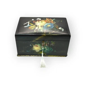 Antique Victorian Papier Mache Stationary Box C1890, Great Condition - Picture 1 of 10