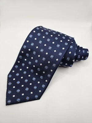 Jos. A. Bank Men's Blue/white Pattern Tie Preowned  Foto 1 de 3