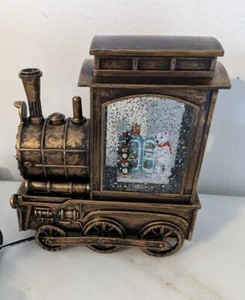 Goosh Natale Illuminazione Musica Treno Lanterna Girevole Glitter - Foto 1 di 12
