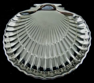 PLATO DE SERVIR DE LEY EN FORMA DE CÁSCARA ABALONEY DE GORHAM CORP. - Imagen 1 de 3