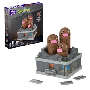 MEGA Pokémon Dugtrio Mini Motion set meccanizzato da costruzione con 350 pezzi e - Foto 1 di 6