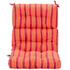 5" Thicken Square Patio Chair Cushion Pad High Back Seat Mat Dining Yard Red - Picture 1 of 6
