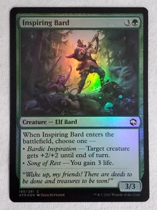 Inspiring Bard 189 Adventures in the Forgotten Realms Foil - Picture 1 of 2