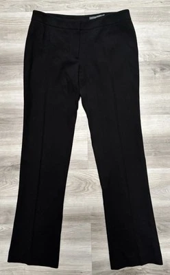 Pantalones de vestir Alexander McQueen para mujer de lana negros con cremallera frontal talla 46 Foto 1 de 4