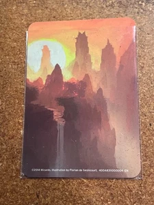 2014 Wizards Illustration Florian de Gesincourt Khans Of Tarkir divisor de tarjetas - Imagen 1 de 2