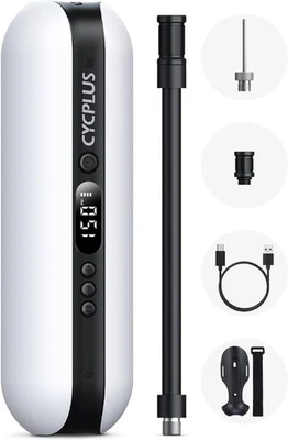 DETAILS IN DESCRIPTION CYCPLUS Luftpumpe 150PSI | Elektrisch | Li-Ionen Akku | LED Anzeige