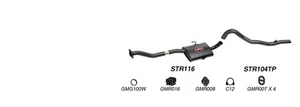 Redback Performance Exhaust System for Holden Commodore (04/1995 - 08/1997), Cal - Picture 1 of 10