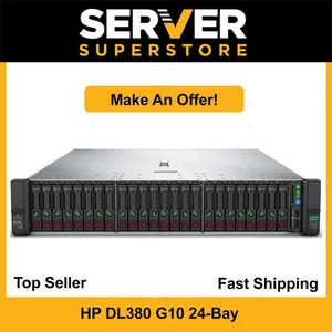 HP ProLiant DL380 G10 Server 2x Silver 4114 = 20 Cores P408i 32GB 4x 600GB SAS - Picture 1 of 8