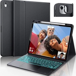 Ultraleichte iPad Air 13 Zoll Hülle Tastatur (M3 2025 / M2 2024) Magnetisch - Bild 1 von 23