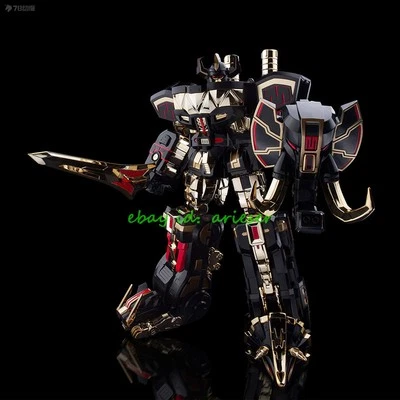 Flame Toys Power Rangers Megazord Black Limited Ver. 21cm Assembly Abs Model Kit - Image 1 of 4