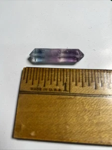 Varita de cristal de fluorita de doble terminación dos puntos - Imagen 1 de 7