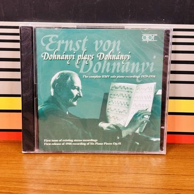 Dohnanyi Plays Dohnanyi: The Complete HMV Solo Piano Recordings 1929-1956 CD NEW - Image 1 of 2