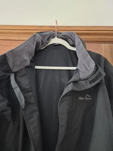 Peter Storm Large Black Waterproof Jacket Storm Shield New With Tags - Picture 1 of 16